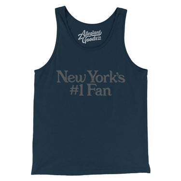 New York's Number 1 Fan Men/Unisex Tank Top-Allegiant Goods Co. Vintage Sports Apparel