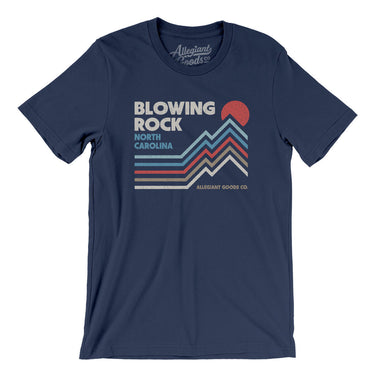 Blowing Rock North Carolina Men/Unisex T-Shirt-Navy-Allegiant Goods Co. Vintage Sports Apparel