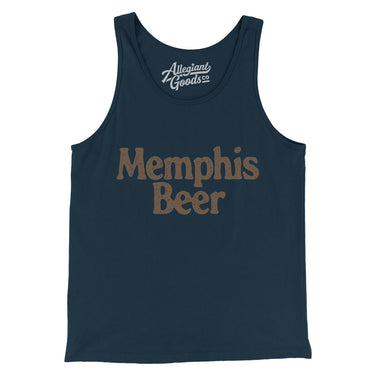 Memphis Beer Men/Unisex Tank Top-Allegiant Goods Co. Vintage Sports Apparel