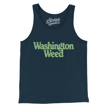 Washington Weed Men/Unisex Tank Top-Allegiant Goods Co. Vintage Sports Apparel