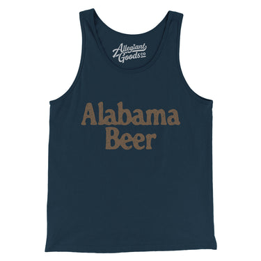 Alabama Beer Men/Unisex Tank Top-Allegiant Goods Co. Vintage Sports Apparel