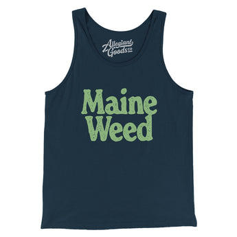Maine Weed Men/Unisex Tank Top-Allegiant Goods Co. Vintage Sports Apparel