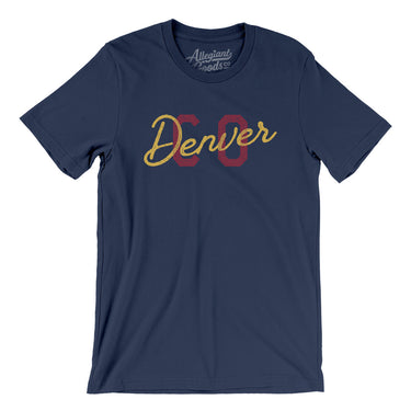 Denver Co Overprinted Men/Unisex T-Shirt-Allegiant Goods Co. Vintage Sports Apparel