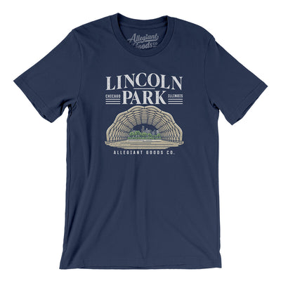 Lincoln Park Men/Unisex T-Shirt-Navy-Allegiant Goods Co. Vintage Sports Apparel