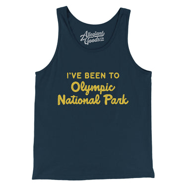 I've Been To Olympic National Park Men/Unisex Tank Top-Allegiant Goods Co. Vintage Sports Apparel