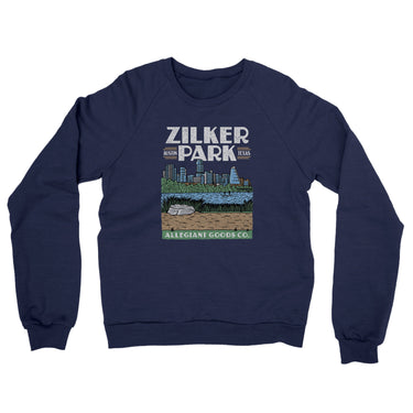 Zilker Park Midweight French Terry Crewneck Sweatshirt-Allegiant Goods Co. Vintage Sports Apparel