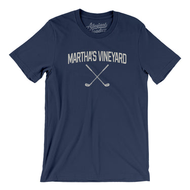 Martha's Vineyard Golf Men/Unisex T-Shirt-Navy-Allegiant Goods Co. Vintage Sports Apparel