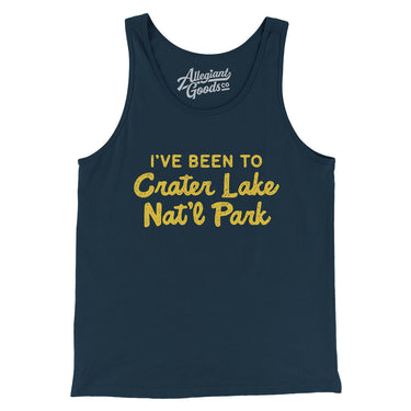 I've Been To Crater Lake National Park Men/Unisex Tank Top-Allegiant Goods Co. Vintage Sports Apparel