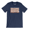 Victory Monday Denver Men/Unisex T-Shirt-Navy-Allegiant Goods Co. Vintage Sports Apparel