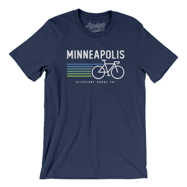 Minneapolis Cycling Men/Unisex T-Shirt-Allegiant Goods Co. Vintage Sports Apparel