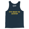 I've Been To Austin Men/Unisex Tank Top-Navy-Allegiant Goods Co. Vintage Sports Apparel