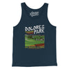 Dolores Park Men/Unisex Tank Top-Navy-Allegiant Goods Co. Vintage Sports Apparel