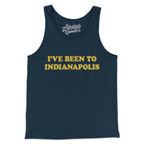 I've Been To Indianapolis Men/Unisex Tank Top-Allegiant Goods Co. Vintage Sports Apparel