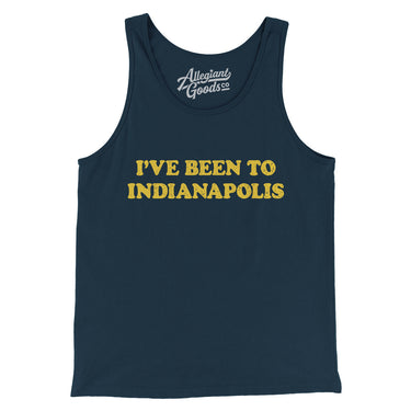 I've Been To Indianapolis Men/Unisex Tank Top-Allegiant Goods Co. Vintage Sports Apparel