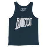Connecticut State Shape Text Men/Unisex Tank Top-Allegiant Goods Co. Vintage Sports Apparel