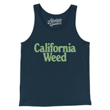 California Weed Men/Unisex Tank Top-Navy-Allegiant Goods Co. Vintage Sports Apparel
