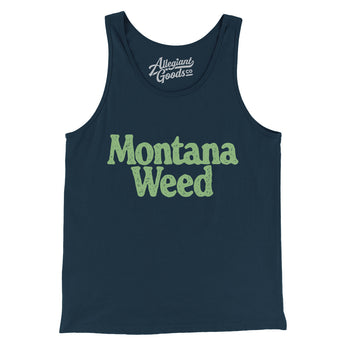 Montana Weed Men/Unisex Tank Top-Allegiant Goods Co. Vintage Sports Apparel