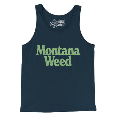 Montana Weed Men/Unisex Tank Top-Allegiant Goods Co. Vintage Sports Apparel