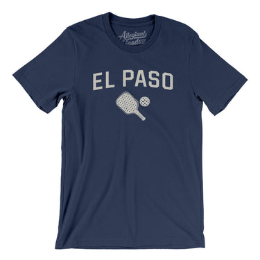 El Paso Pickleball Men/Unisex T-Shirt-Navy-Allegiant Goods Co. Vintage Sports Apparel