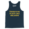 There's No Place Like Orlando Men/Unisex Tank Top-Navy-Allegiant Goods Co. Vintage Sports Apparel