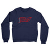 Boston Pennant Midweight French Terry Crewneck Sweatshirt-Navy-Allegiant Goods Co. Vintage Sports Apparel
