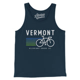 Vermont Cycling Men/Unisex Tank Top-Navy-Allegiant Goods Co. Vintage Sports Apparel