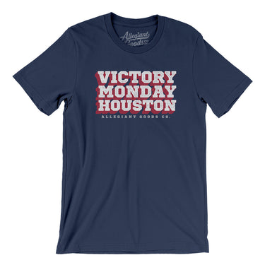 Victory Monday Houston Men/Unisex T-Shirt-Allegiant Goods Co. Vintage Sports Apparel