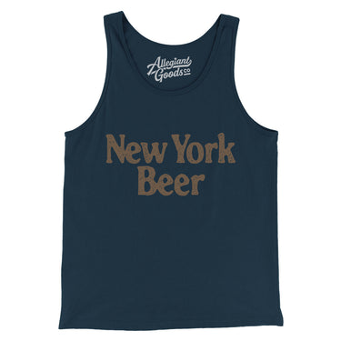 New York Beer Men/Unisex Tank Top-Allegiant Goods Co. Vintage Sports Apparel