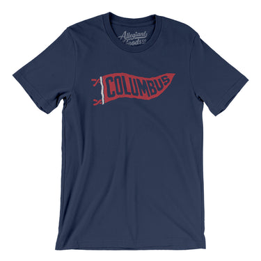 Columbus Pennant Men/Unisex T-Shirt-Allegiant Goods Co. Vintage Sports Apparel