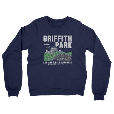 Griffith Park Midweight French Terry Crewneck Sweatshirt-Allegiant Goods Co. Vintage Sports Apparel