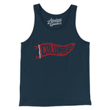 Columbus Pennant Men/Unisex Tank Top-Allegiant Goods Co. Vintage Sports Apparel