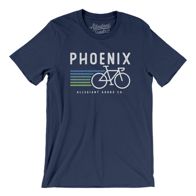 Phoenix Cycling Men/Unisex T-Shirt-Navy-Allegiant Goods Co. Vintage Sports Apparel