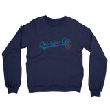 Oklahoma City Vintage Script Midweight French Terry Crewneck Sweatshirt-Allegiant Goods Co. Vintage Sports Apparel