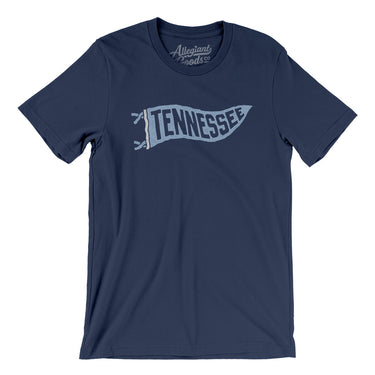 Tennessee Pennant Men/Unisex T-Shirt-Allegiant Goods Co. Vintage Sports Apparel