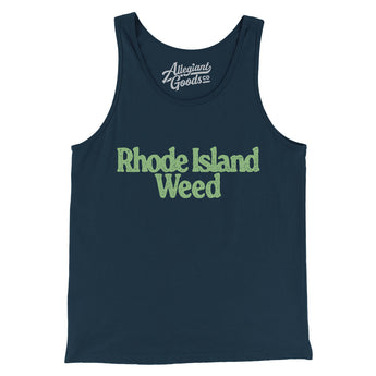 Rhode Island Weed Men/Unisex Tank Top-Allegiant Goods Co. Vintage Sports Apparel