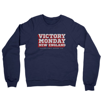 Victory Monday New England Midweight French Terry Crewneck Sweatshirt-Allegiant Goods Co. Vintage Sports Apparel