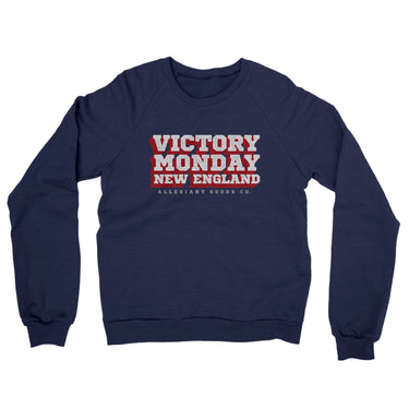 Victory Monday New England Midweight French Terry Crewneck Sweatshirt-Allegiant Goods Co. Vintage Sports Apparel