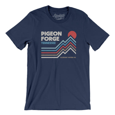 Pigeon Forge Tennessee Men/Unisex T-Shirt-Navy-Allegiant Goods Co. Vintage Sports Apparel