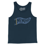 Memphis Pennant Men/Unisex Tank Top-Allegiant Goods Co. Vintage Sports Apparel