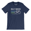 Baltimore Cycling Men/Unisex T-Shirt-Navy-Allegiant Goods Co. Vintage Sports Apparel