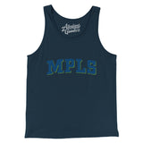 Mpls Varsity Men/Unisex Tank Top-Navy-Allegiant Goods Co. Vintage Sports Apparel