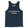 I've Been To Tampa Men/Unisex Tank Top-Navy-Allegiant Goods Co. Vintage Sports Apparel