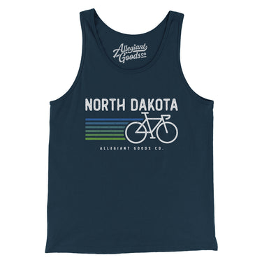 North Dakota Cycling Men/Unisex Tank Top-Allegiant Goods Co. Vintage Sports Apparel