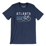 Atlanta Cycling Men/Unisex T-Shirt-Navy-Allegiant Goods Co. Vintage Sports Apparel