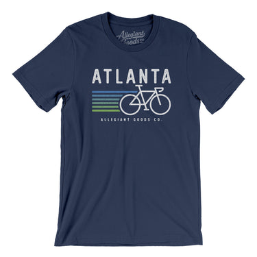 Atlanta Cycling Men/Unisex T-Shirt-Navy-Allegiant Goods Co. Vintage Sports Apparel