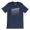 Tucson Vintage Repeat Men/Unisex T-Shirt-Navy-Allegiant Goods Co. Vintage Sports Apparel