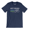 West Virginia Cycling Men/Unisex T-Shirt-Navy-Allegiant Goods Co. Vintage Sports Apparel
