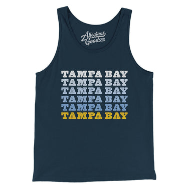 Tampa Bay Repeat Men/Unisex Tank Top-Allegiant Goods Co. Vintage Sports Apparel