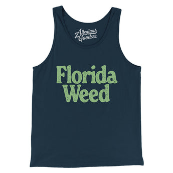 Florida Weed Men/Unisex Tank Top-Allegiant Goods Co. Vintage Sports Apparel