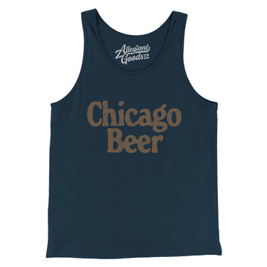 Chicago Beer Men/Unisex Tank Top-Allegiant Goods Co. Vintage Sports Apparel